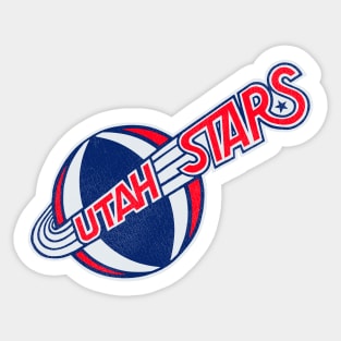 Defunct Utah Stars Basketball Team Sticker